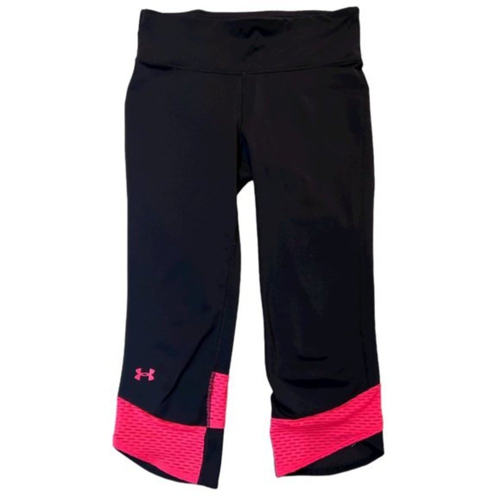 Women's Under Armour Cropped Compression‎ Heat Gear Leggings S/P